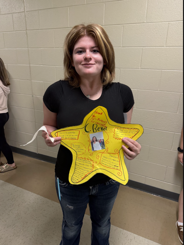 Students in Principles of Teaching recently completed a Hollywood Teacher Walk of Fame project!