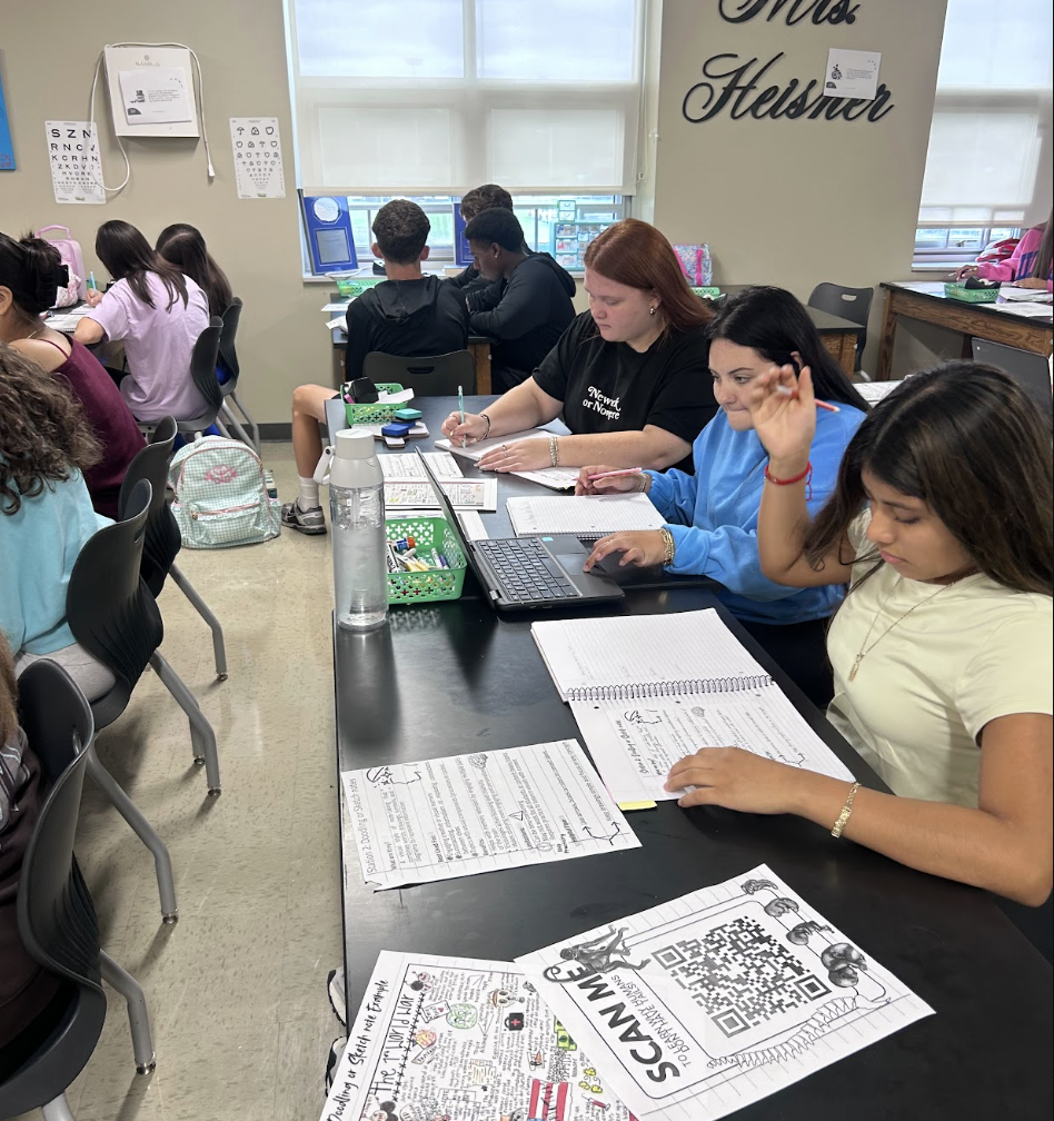 Last week, students in Mrs. Heisner’s Medical Terminology class explored different ways to take notes while learning about the human body!