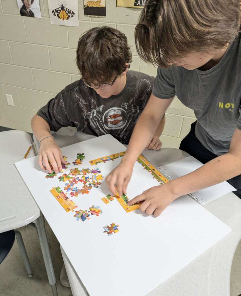Ms. Ford’s AP Research students took a hands-on approach to understanding one of the most important parts of the research process: finding the gap.