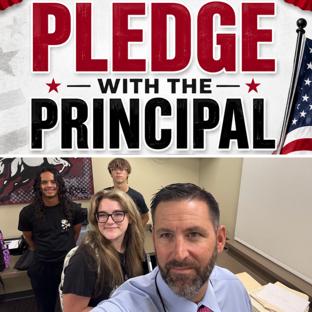 Pledge with the Principal Selfies