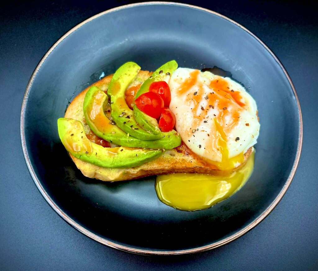 In Mrs. Woodruff’s Culinary 2 class, students tried poaching eggs for the first time while also practicing creative plating and garnishing.