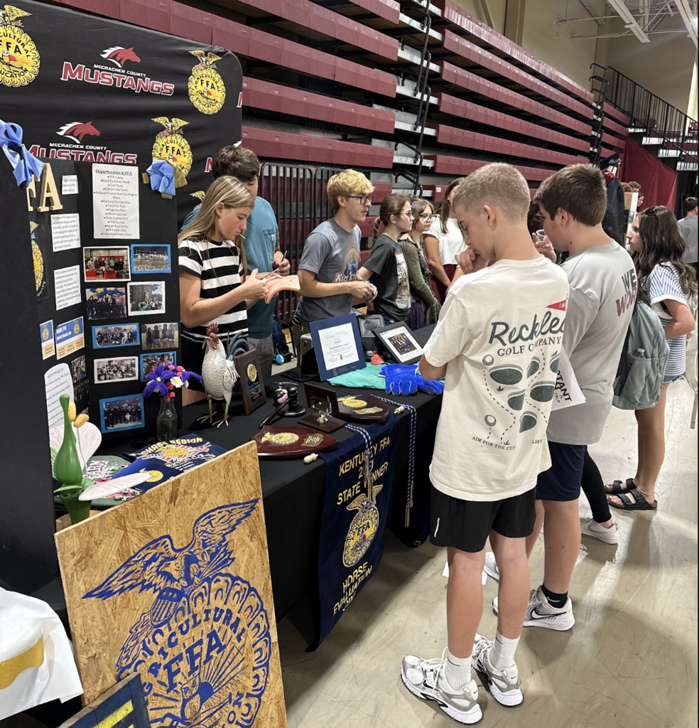 🐴 Getting Connected at McCracken! Last week during HERD time, each Freshman Academy Team attended Freshman Connection! More than 20 clubs and organizations were on hand, with student representatives sharing what their groups are all about and helping our freshmen discover the many ways they can get involved at MCHS. From finding a new interest to meeting new people, there’s a place for everyone to get connected, get involved, and make the most of their high school experience! ❤️🖤 Find your people. Find your passion. Get connected at McCracken!