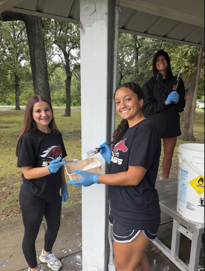 Students with the Youth Services Center recently participated in the United Way’s Day of Community Service, continuing a tradition they have been part of for the past five years! Each year, students are assigned a different local nonprofit or community project where they can lend a helping hand. This year, our students spent the day at Noble Park, where they cleaned, sanded, scraped, and painted the park pavilions. Experiences like this give students an important lesson beyond the classroom—the value of serving others and giving back to the community we call home. We are proud of our Mustangs for rolling up their sleeves and making a difference!