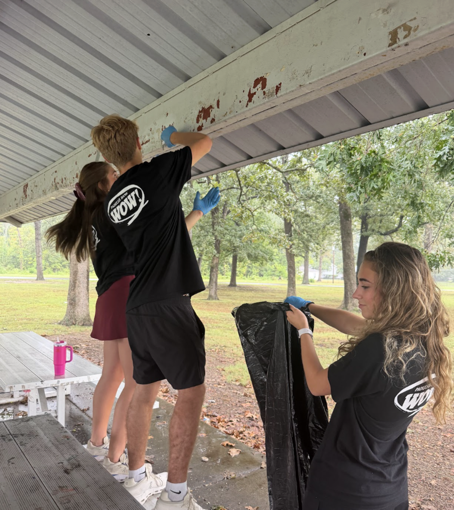 Students with the Youth Services Center recently participated in the United Way’s Day of Community Service, continuing a tradition they have been part of for the past five years! Each year, students are assigned a different local nonprofit or community project where they can lend a helping hand. This year, our students spent the day at Noble Park, where they cleaned, sanded, scraped, and painted the park pavilions. Experiences like this give students an important lesson beyond the classroom—the value of serving others and giving back to the community we call home. We are proud of our Mustangs for rolling up their sleeves and making a difference!