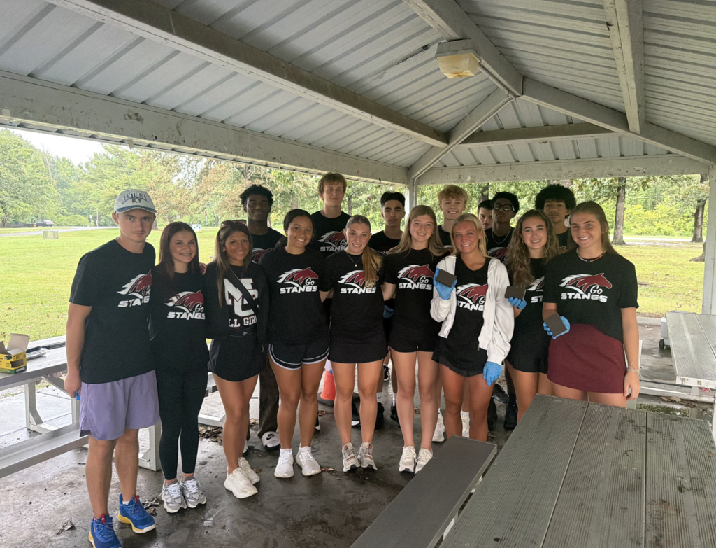 Students with the Youth Services Center recently participated in the United Way’s Day of Community Service, continuing a tradition they have been part of for the past five years! Each year, students are assigned a different local nonprofit or community project where they can lend a helping hand. This year, our students spent the day at Noble Park, where they cleaned, sanded, scraped, and painted the park pavilions. Experiences like this give students an important lesson beyond the classroom—the value of serving others and giving back to the community we call home. We are proud of our Mustangs for rolling up their sleeves and making a difference!