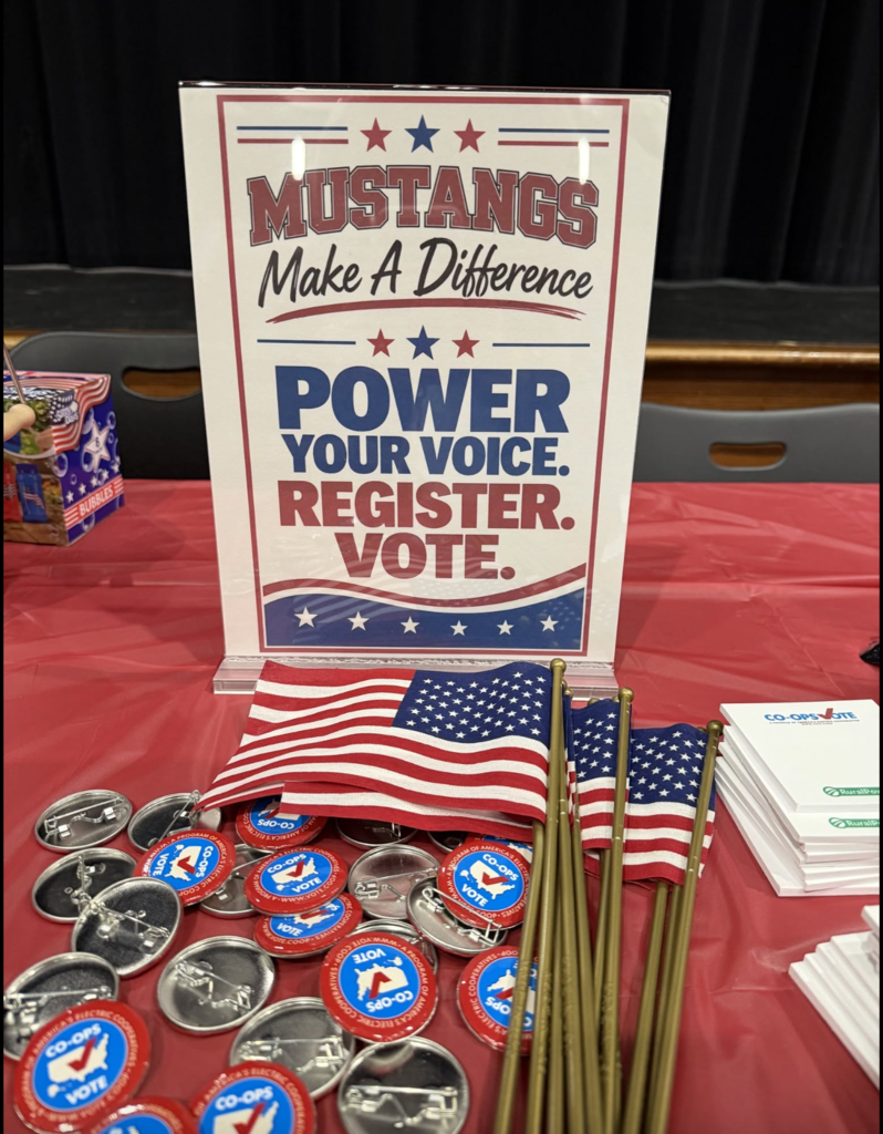 Thanks to Grant Seaton, who organized a Voter Registration Drive, students who will be 18 by Kentucky’s November 3 General Election also had the opportunity to register to vote. Kentucky allows eligible individuals to register at age 17 if they will turn 18 by the General Election.