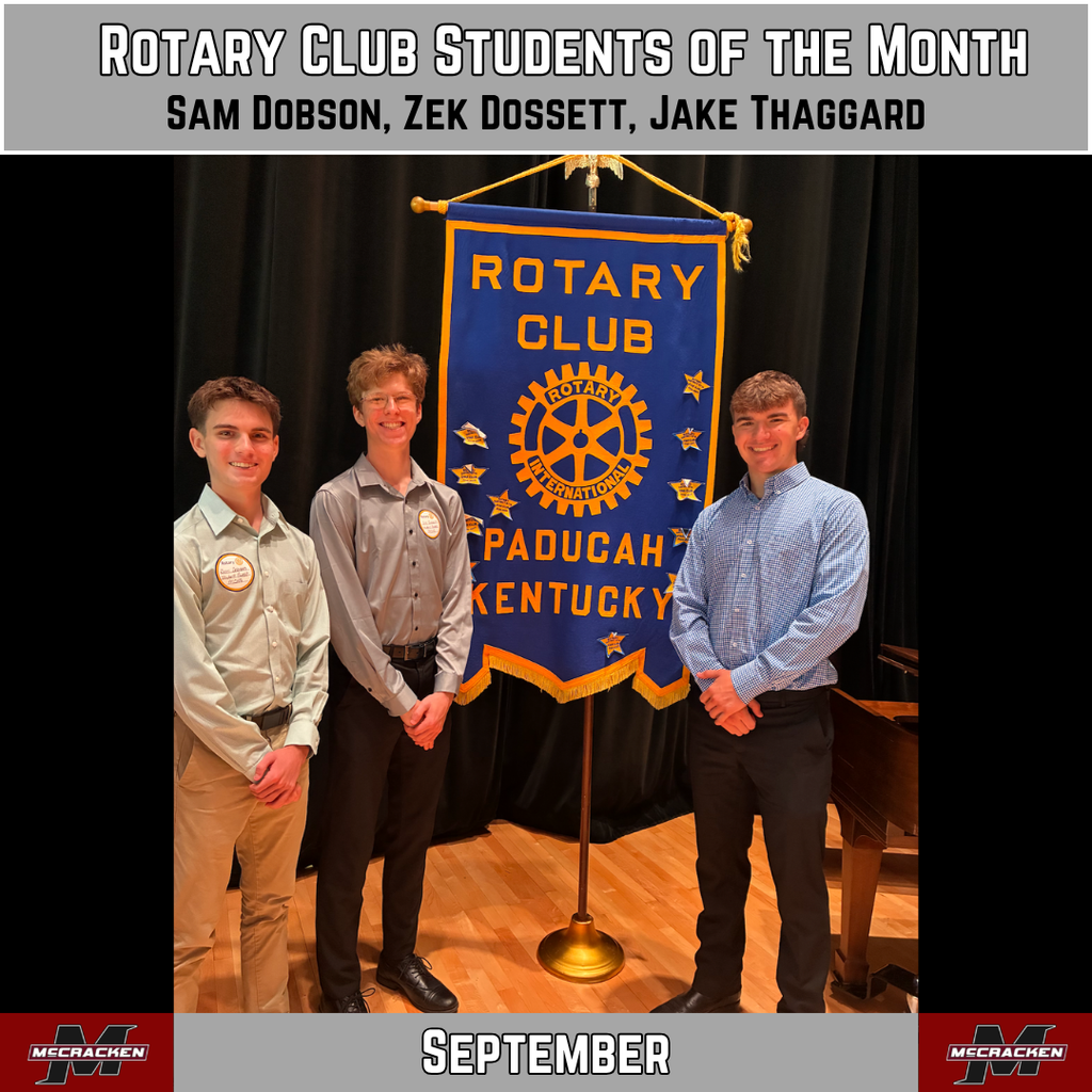 Rotary Students of the Month