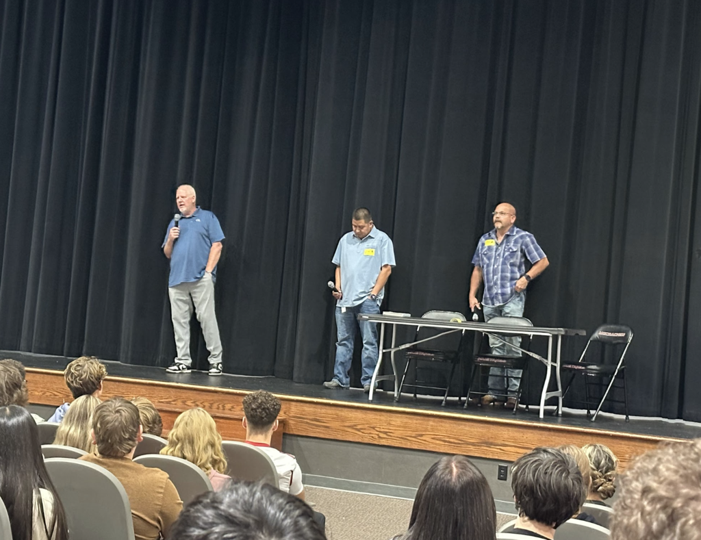 Freshman Academy Exploration is underway at MCHS! Last week, Freshman Academy students kicked off their program and pathway exploration with Welding and Electrical, giving students an up-close look at the skills, opportunities, and careers connected to each field. They heard from current MCHS students and teachers, learned about course sequences and certification opportunities, participated in hands-on activities, and connected with industry professionals to learn more about real-world careers in each field. And this is just the beginning! Throughout the year, students in the Freshman Academy will continue exploring the many pathways available at MCHS as they begin thinking about the opportunities that best fit their interests, strengths, and future goals.