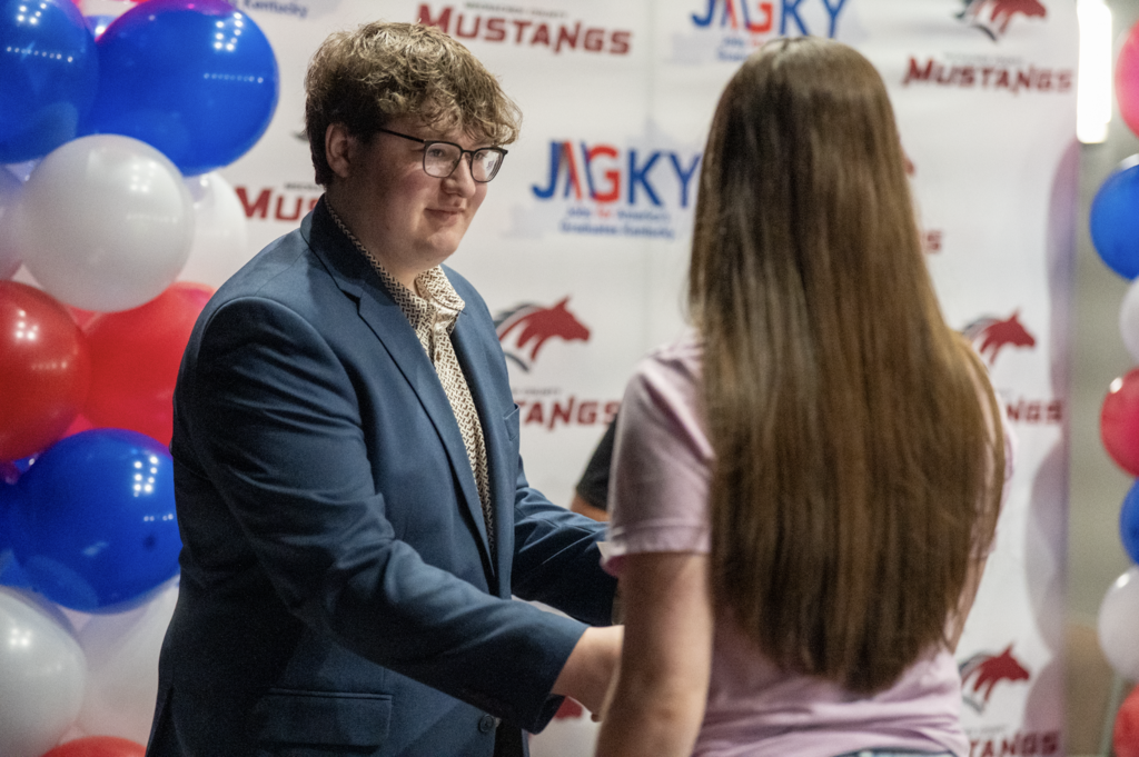 Before Fall Break, these outstanding Mustangs were officially initiated into the McCracken County High School JAG Program! We couldn't let this special milestone go by without giving them a well-deserved shout-out! 👏❤️🖤 JAG Kentucky (Jobs for America's Graduates) is dedicated to helping students succeed in high school and beyond! Through project-based learning, trauma-informed care, and connections with employers, JAG helps students build the skills, confidence, and opportunities they need for a successful future.