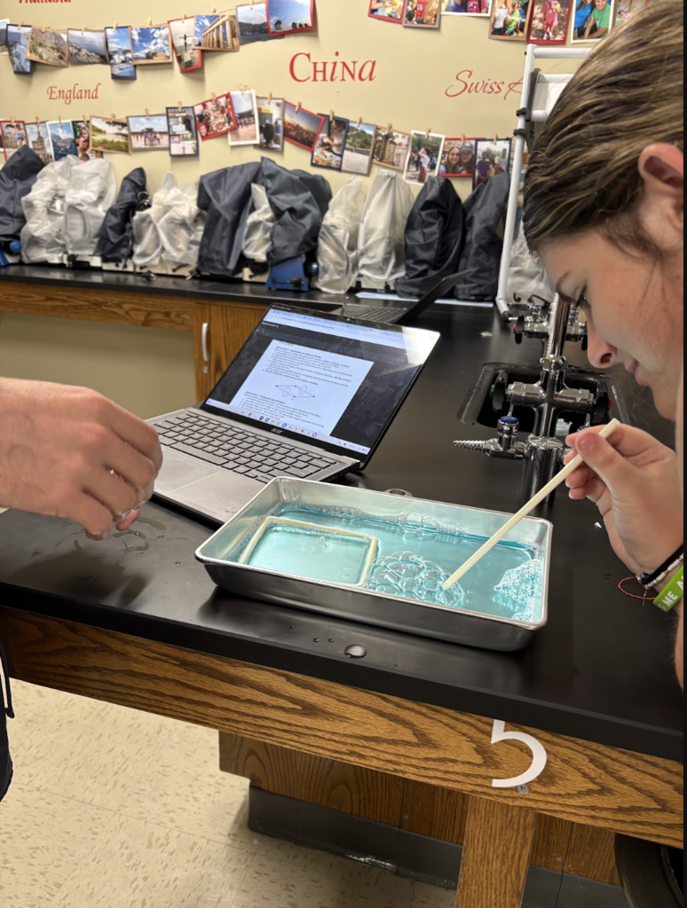 🧬🔬 Exploring the Science of Life! Mrs. Atnip’s AP Biology students took a closer look at the fascinating world of cell membranes! Through hands-on learning, students explored the unique properties of cell membranes and discovered how protein channels help regulate what moves in and out of cells. Bringing biology concepts to life, one cell at a time!