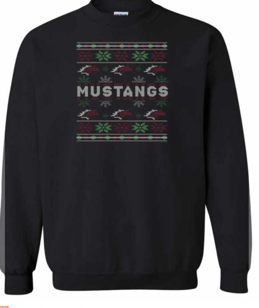 Mustang Christmas Sweatshirt