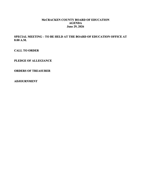 BOe meeting