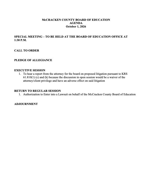 BOE meeting