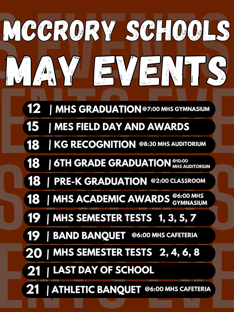 May Events