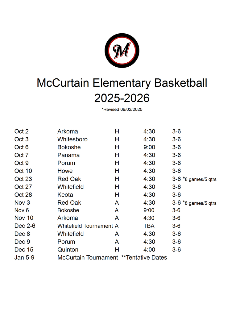 Elementary Basketball