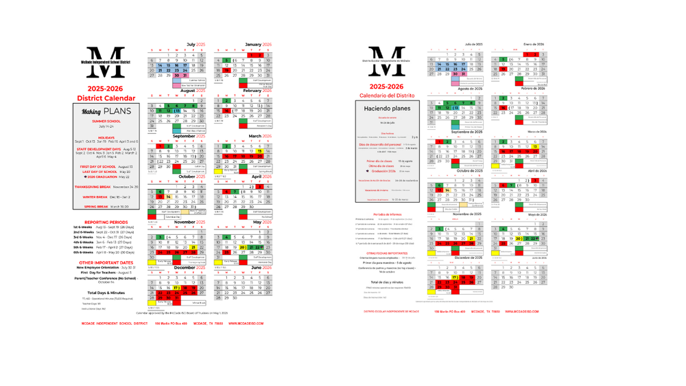 25-26 Calendar