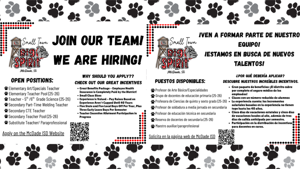Now Hiring