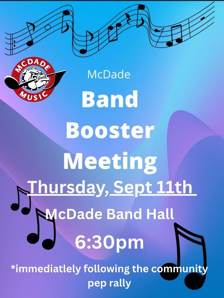 Band Booster Meeting
