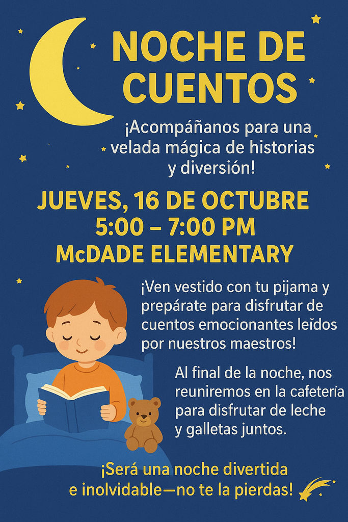 Bed time story night 