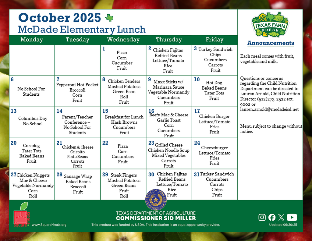Elementary Lunch