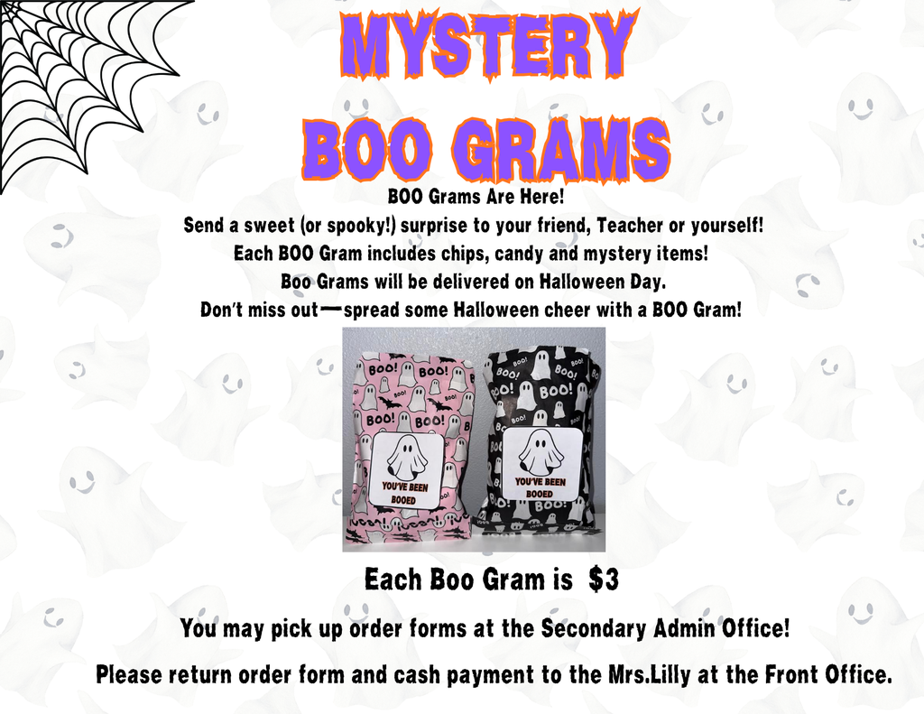 MYSTERY BOO GRAMS