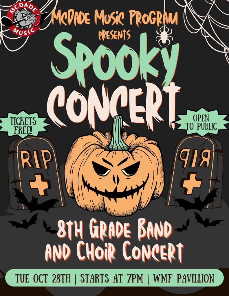 McDade Band and choir concert