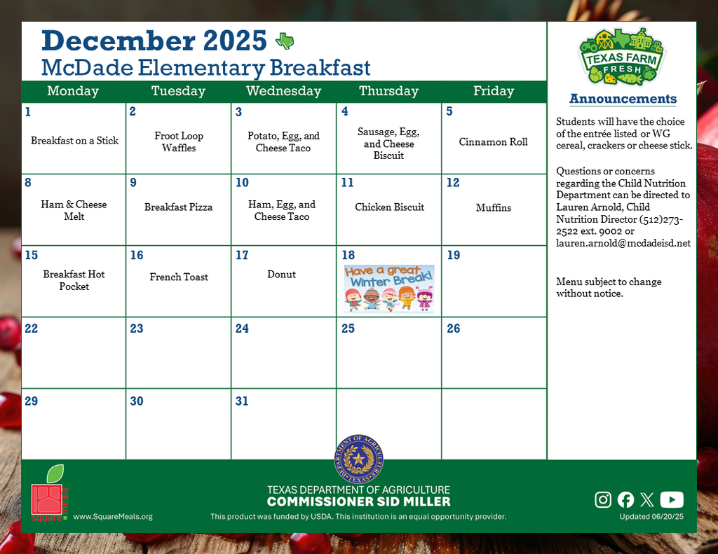 Elementary Breakfast