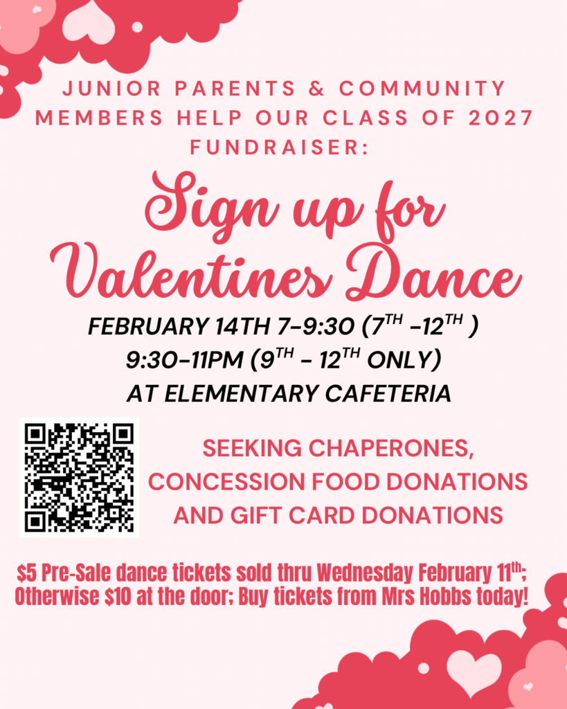 VALENTINES DAY SIGN UP