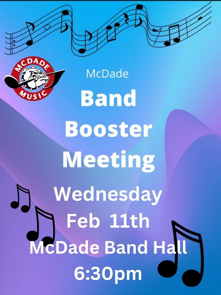 Booster Meeting Wednesday