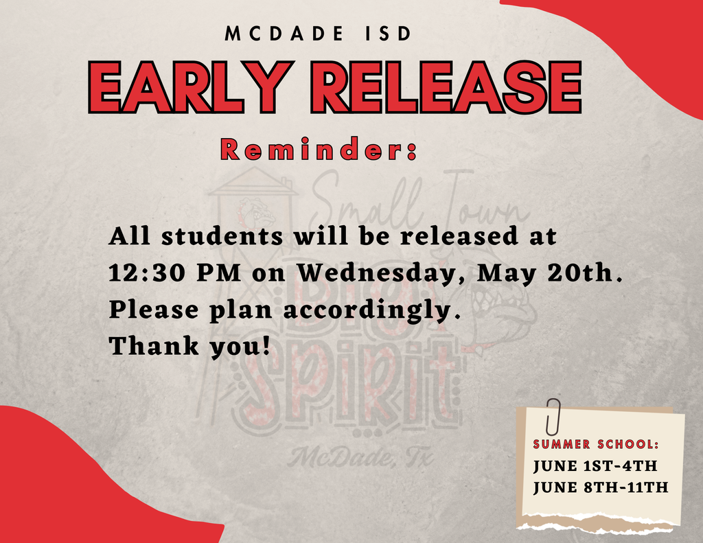 EARLY RELEASE