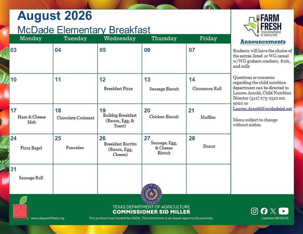 Elementary Breakfast