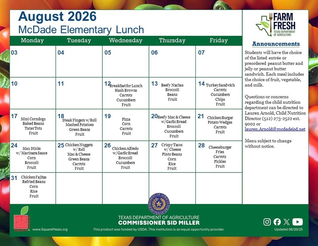 Elementary Lunch