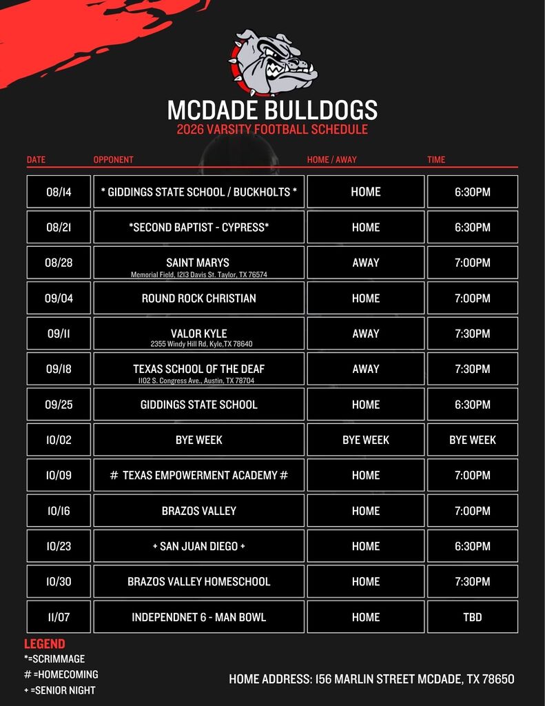 schedule