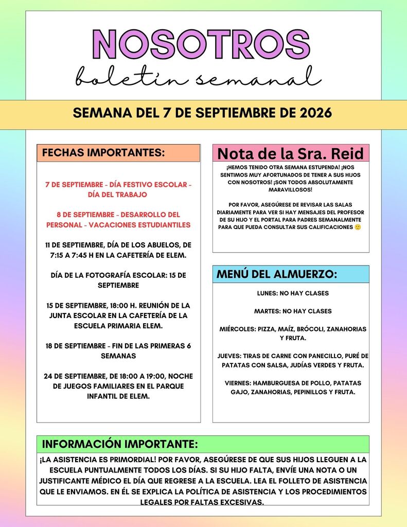 MES newsletter