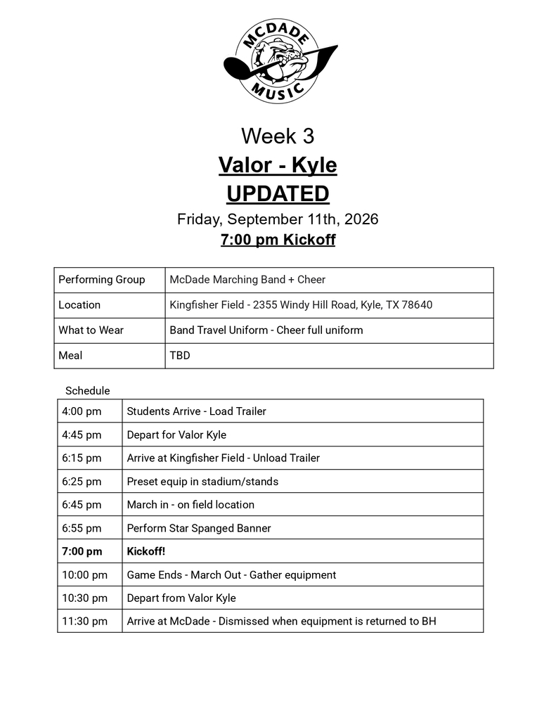 schedule 1