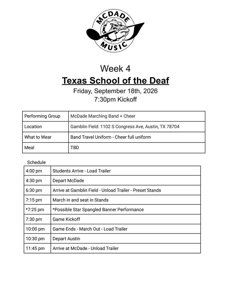 week 4 TSD