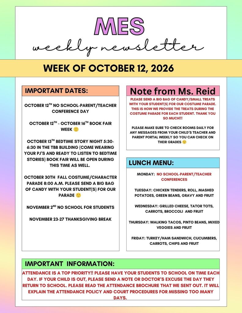 MES newsletter