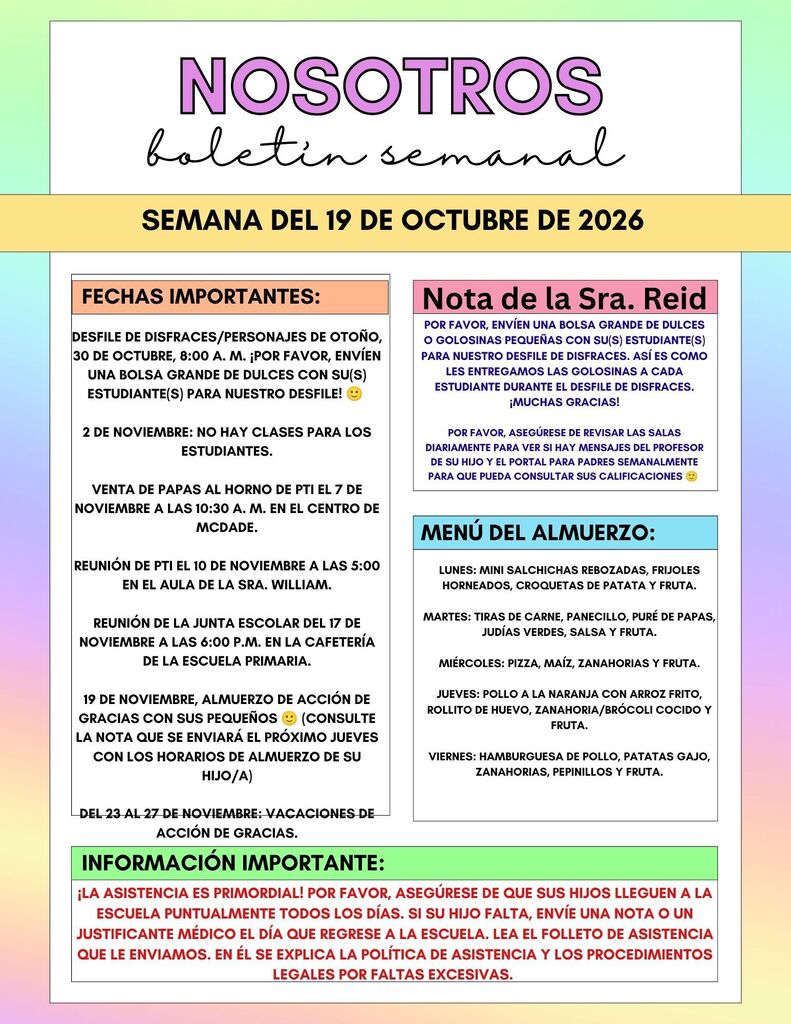 MES newsletter