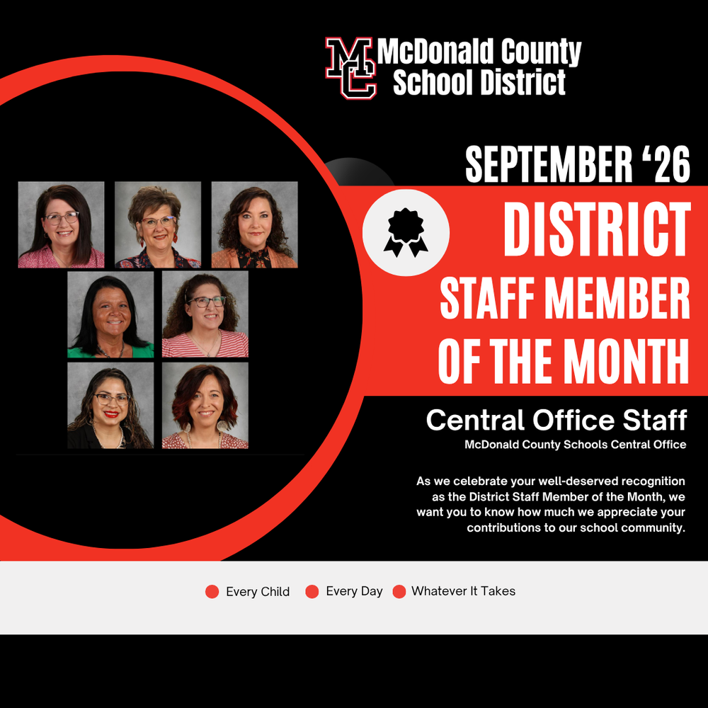 Central office staff of the month