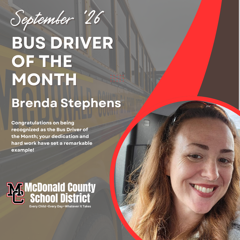 Stephens bus driver of the month