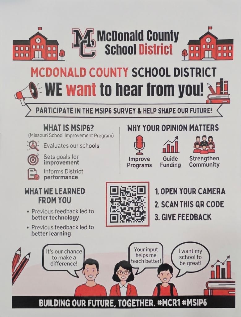 MSIP6 Survey flyers were sent home with students today.