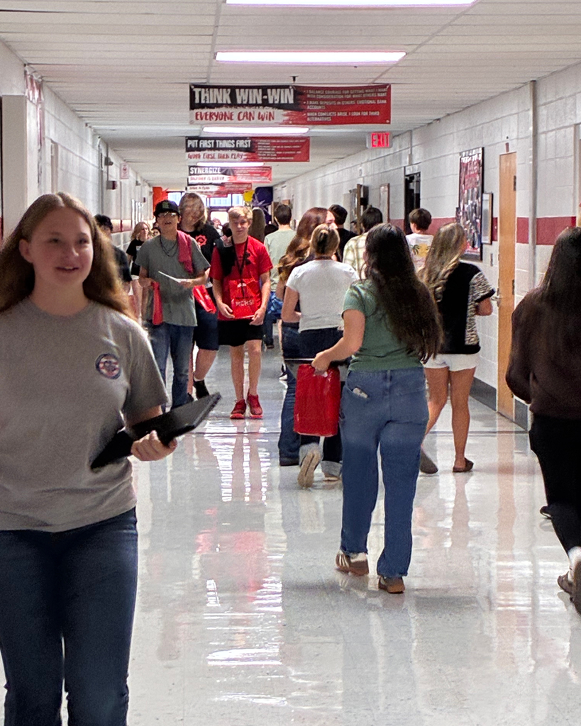 kids in hallway