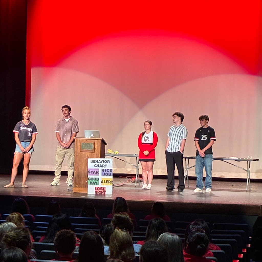 group of students talking 