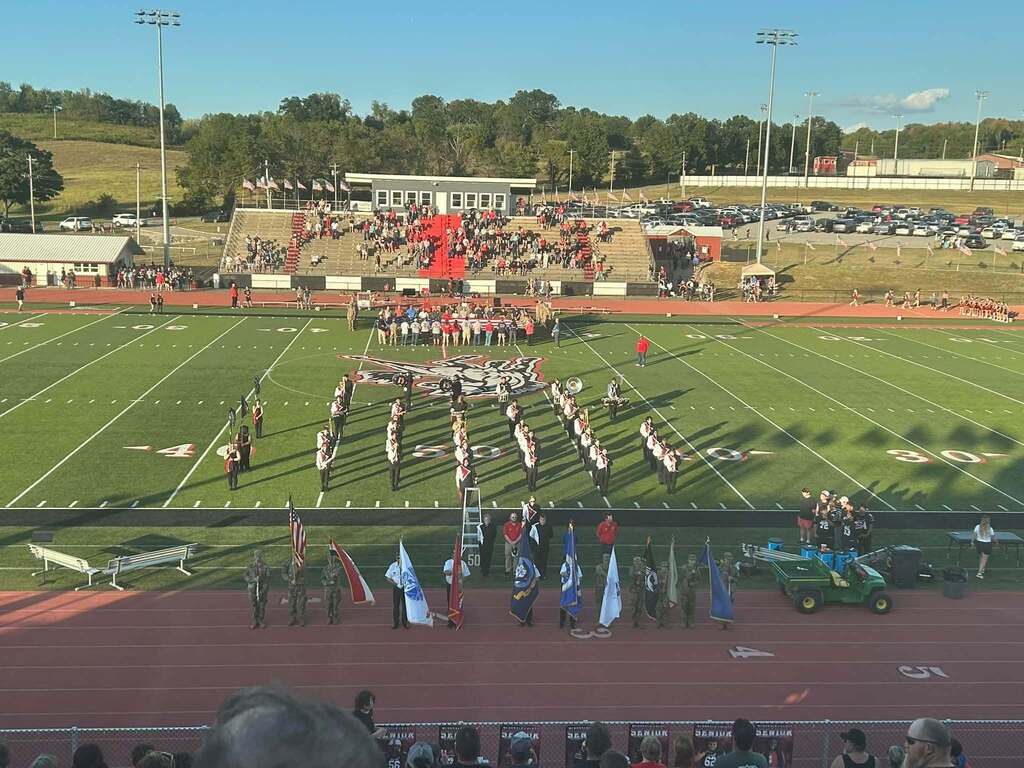 band and flag