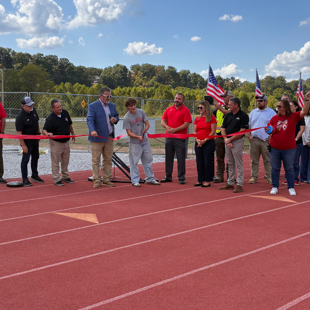 cutting ribbon