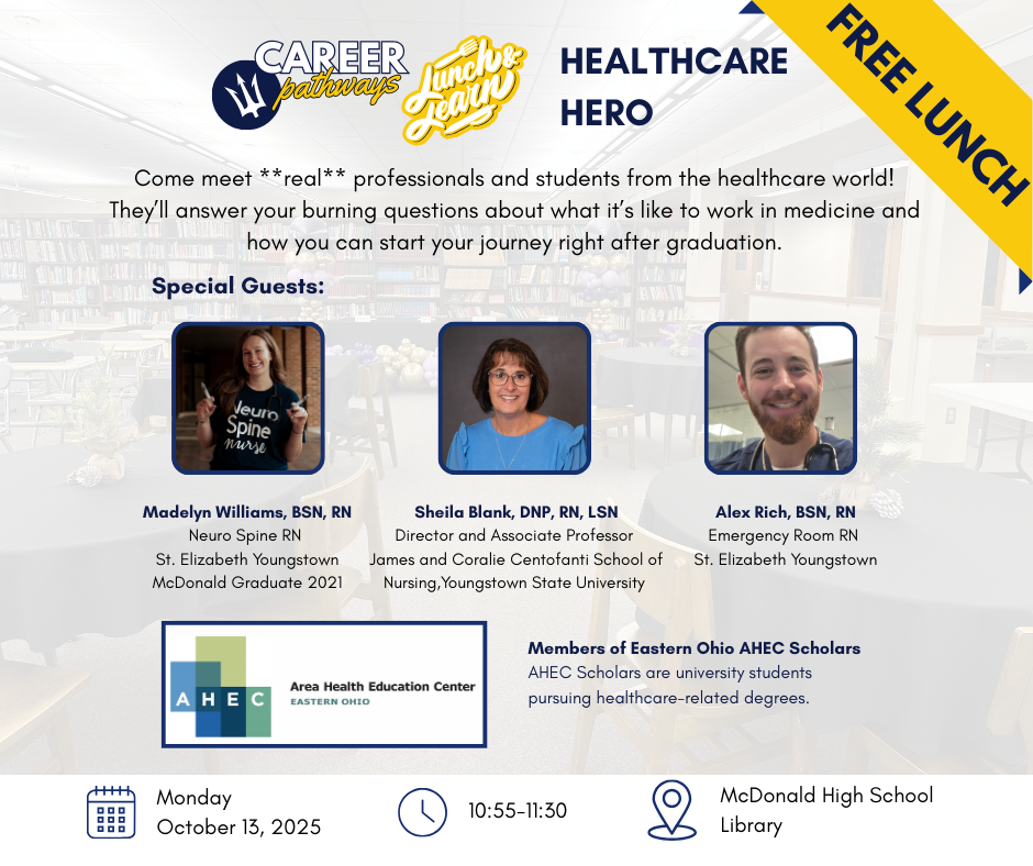 Lunch and Learn Healthcare Heroes Facebook Post