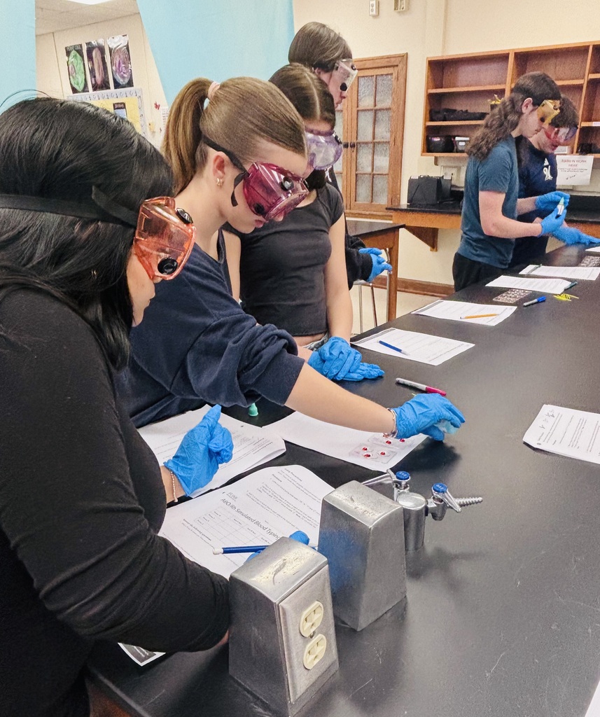Our Anatomy & Physiology students have been hard at work diving into the cardiovascular system! 🫀  From learning how to measure blood pressure both manually and with electronic monitors, to exploring the structure of the heart through hands-on pig heart dissections, students gained valuable real-world experience. They also investigated the ABO blood group system and practiced blood typing using simulated patient samples.  Putting what they’ve learned into real-world practice!