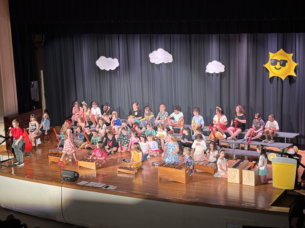 🎶🌸 Sights from our Roosevelt Spring Sing 2026! 🌸🎶  Our 3rd and 4th grade students did a fantastic job bringing music and energy to the stage.