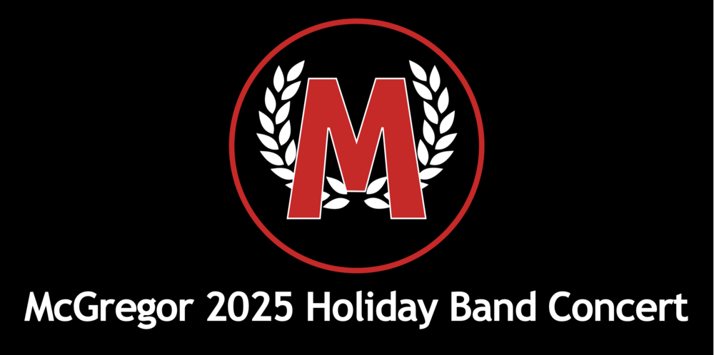 McGregor 2025 Holiday Band Concert