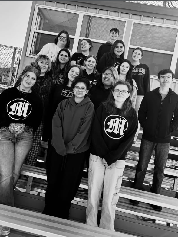 Group of students posing together